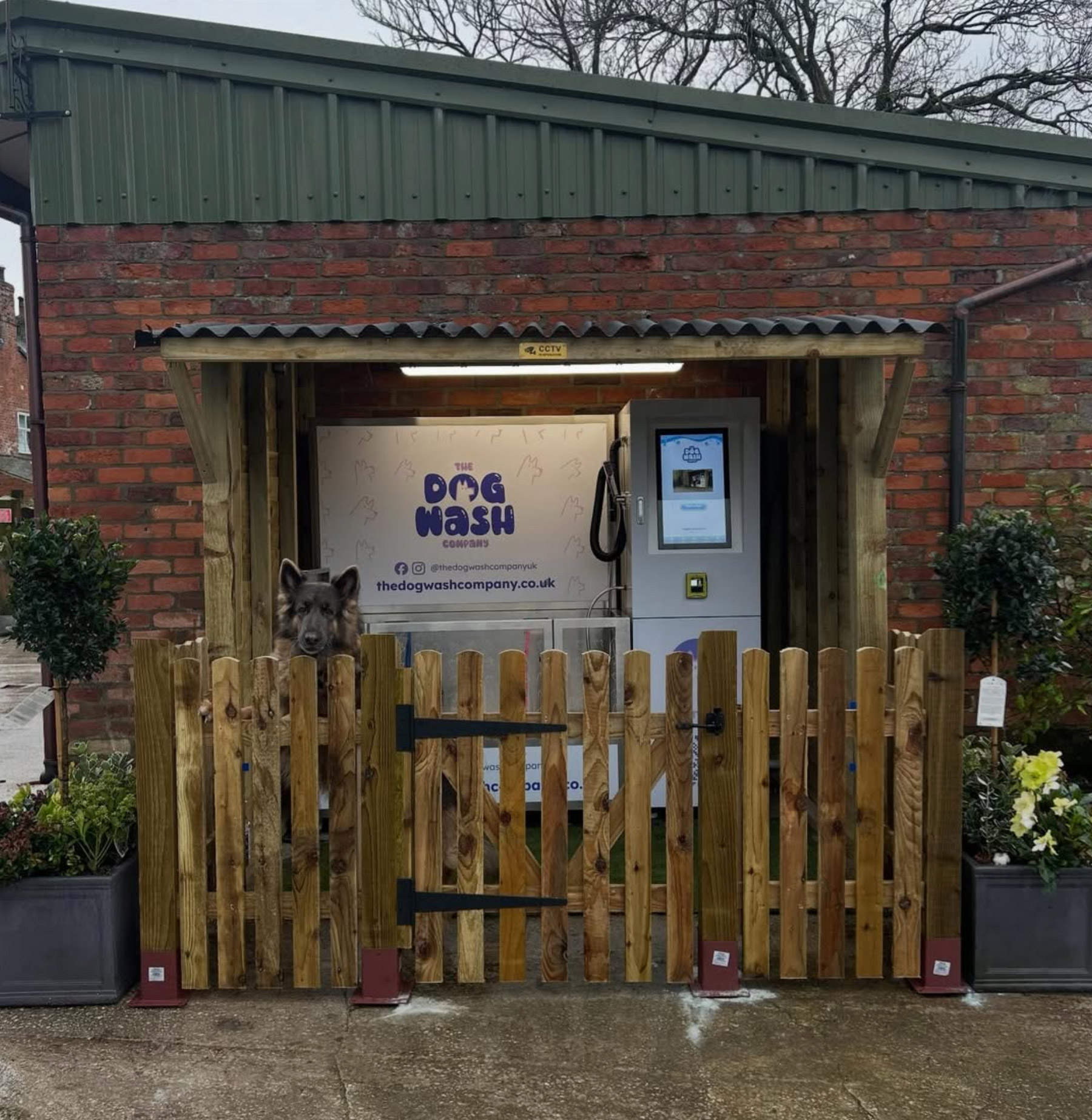 The Dog Wash Company self-service dog wash machine