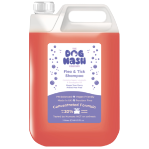 Dog wash company flea and tick shampoo