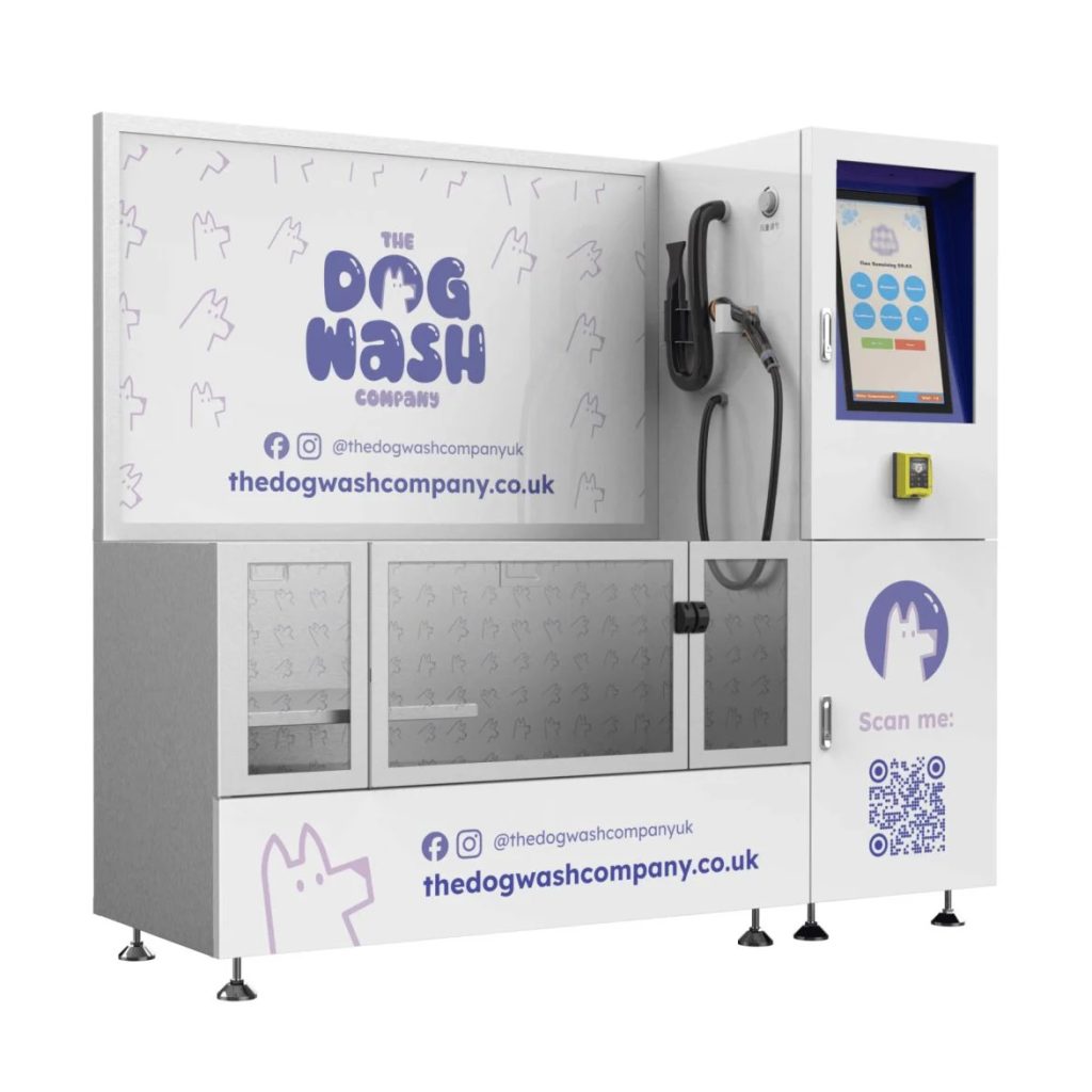 The Dog Wash Company self-service dog wash machine